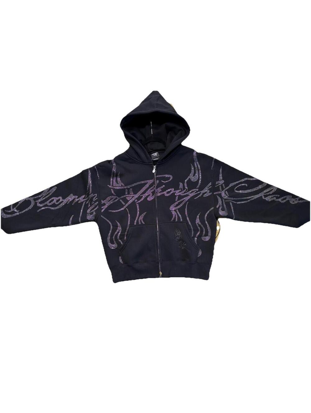 Civil Regime Med Hoodie Zipper Black NWT Men's Med